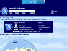 Tablet Screenshot of gcmap.com